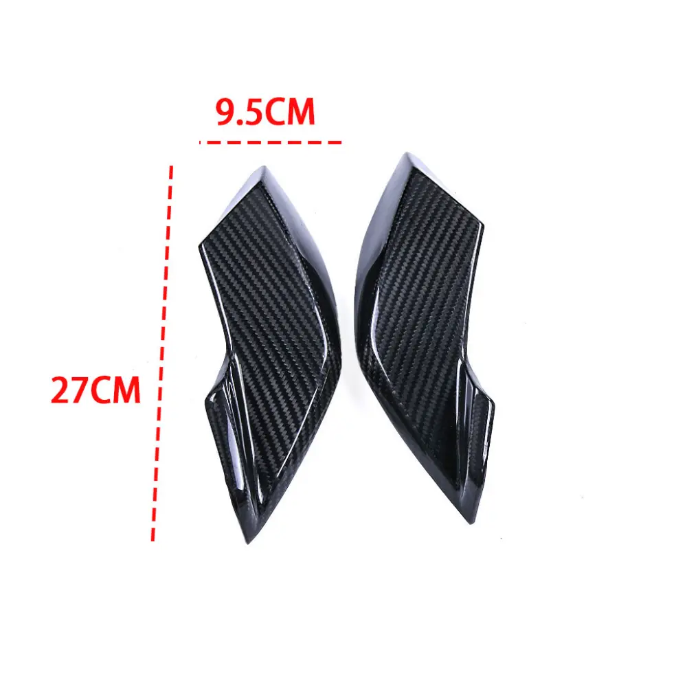 Side View of BMW S1000R Carbon Fiber Front Lower Headlight Side Panels Side View of BMW S1000R Carbon Fiber Front Lower Headlight Side Panels
