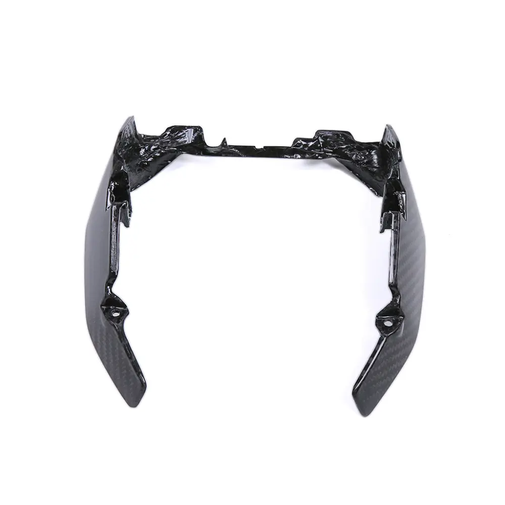 Angled View of BMW S1000R Carbon Fiber Front Headlight Side Fairing Angled View of BMW S1000R Carbon Fiber Front Headlight Side Fairing