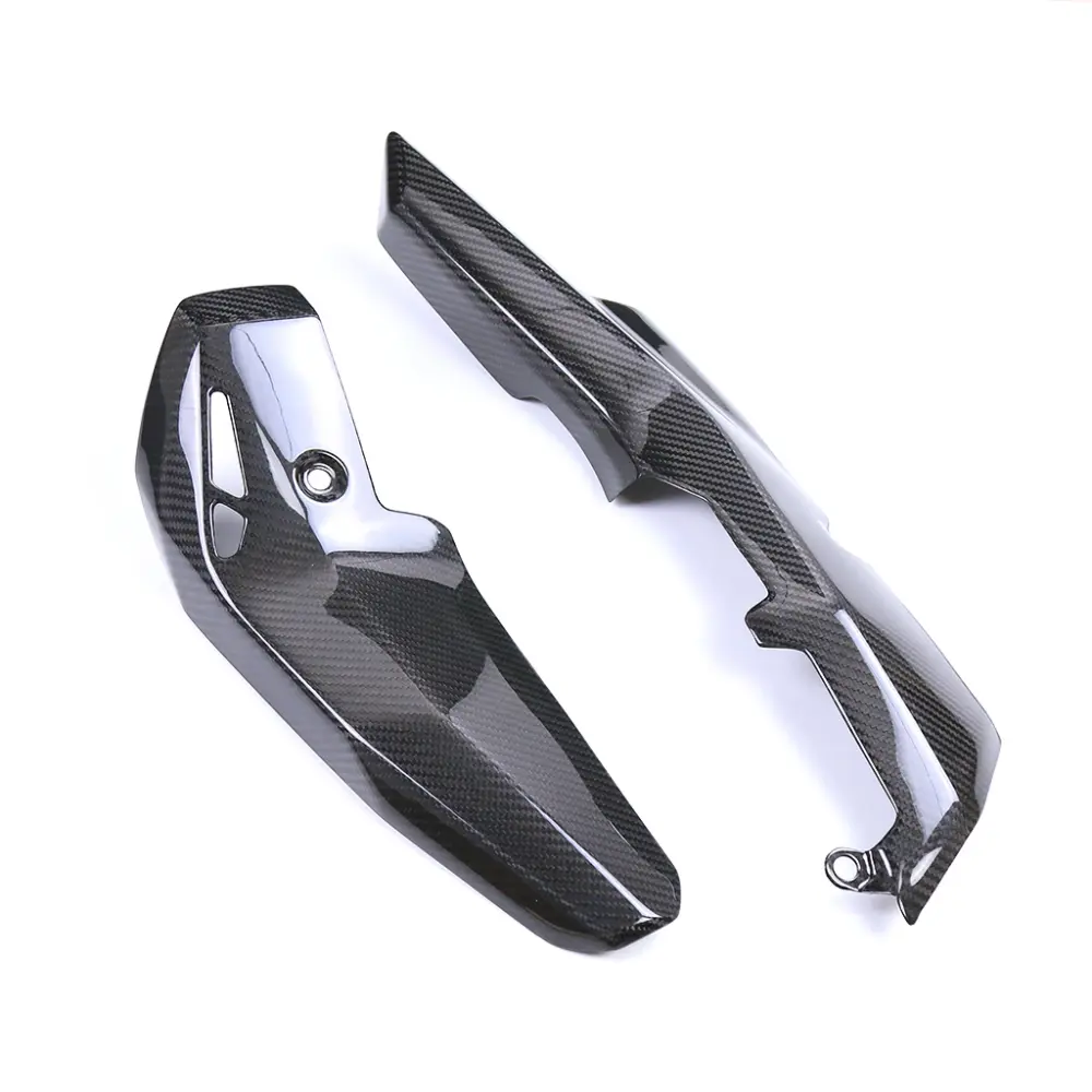 2015-2024 Kawasaki Ninja H2 H2R Carbon Fiber Exhaust Pipe Heat Shield Cover 2015-2024 Kawasaki Ninja H2 H2R Carbon Fiber Exhaust Pipe Heat Shield Cover