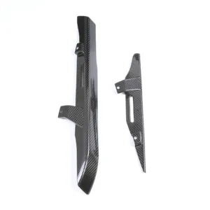 Angled View of Harley-Davidson Sportster S RH1250S Carbon Fiber Racing Rear Chain Guard Cover