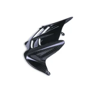 Angled View of Kawasaki Ninja ZX-6R Carbon Fiber Rear Wheel Fender Hugger