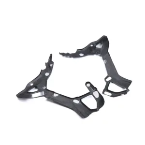 Carbon Fiber Weave Detail on BMW S1000XR Frame Covers