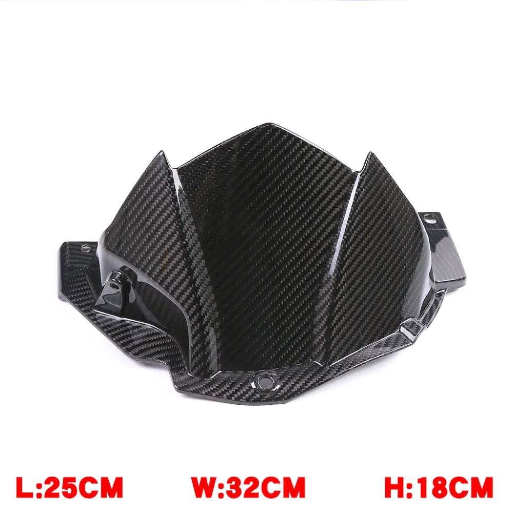 Side View of Kawasaki Z H2 Carbon Fiber Rear Fender Hugger Side View of Kawasaki Z H2 Carbon Fiber Rear Fender Hugger