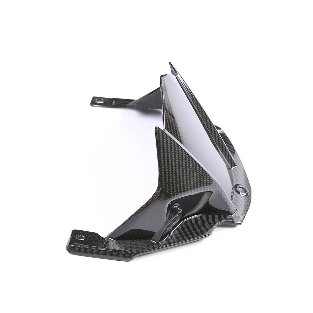 Angled View of Kawasaki Z H2 Carbon Fiber Rear Fender Hugger Angled View of Kawasaki Z H2 Carbon Fiber Rear Fender Hugger