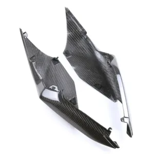 Angled View of Honda CBR1000RR-R Carbon Fiber Rear Seat Side Panels