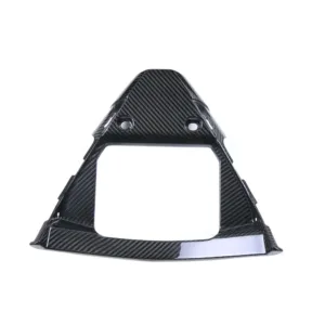 Angled View of Yamaha YZF-R1/R1M Carbon Fiber Radiator Guard V-Panels