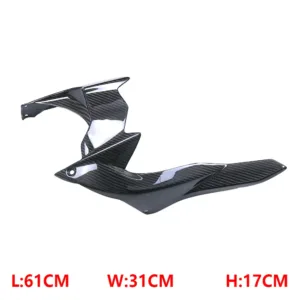 Side View of Kawasaki Ninja H2 H2R Carbon Fiber Rear Fender Hugger