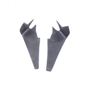 Carbon Fiber Weave Detail on Yamaha YZF-R1/R1M Front Nose Air Intake Cover