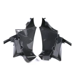 Angled View of Yamaha YZF-R7 Carbon Fiber Front Side Fairing Panels