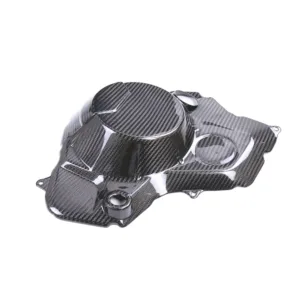 Angled View of Kawasaki Ninja H2 H2R Carbon Fiber Full Engine Cover Fairing