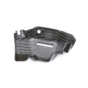 Carbon Fiber Weave Detail on Yamaha MT-09/FZ-09 Radiator Side Panels