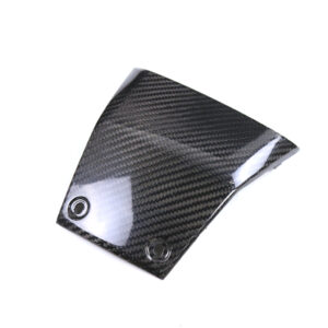 Angled View of Yamaha MT-10/FZ-10 Carbon Fiber Front Fuel Tank Cover Pad
