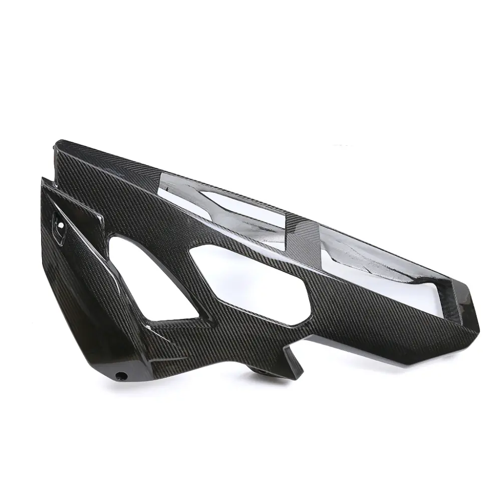 2021-2024 BMW S1000R/M1000R Carbon Fiber Lower Belly Pan with Heat Shield 2021-2024 BMW S1000R/M1000R Carbon Fiber Lower Belly Pan with Heat Shield