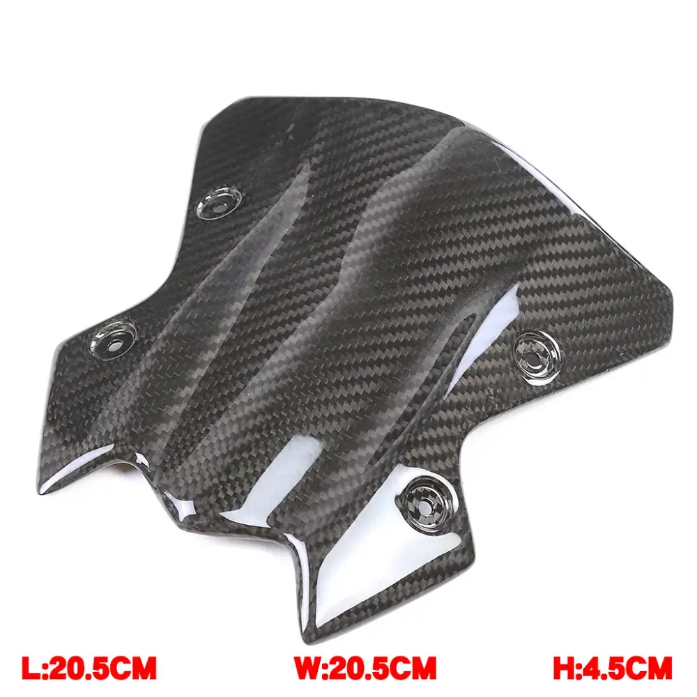 Side View of Kawasaki Z900 Carbon Fiber Windscreen Wind Deflector Dash Panel Cover Side View of Kawasaki Z900 Carbon Fiber Windscreen Wind Deflector Dash Panel Cover