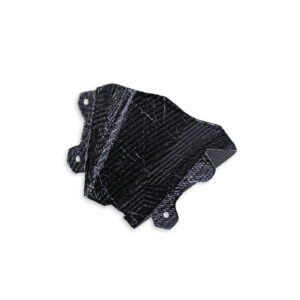 Side View of Yamaha MT-09/FZ-09 Carbon Fiber Air Deflector Windscreen