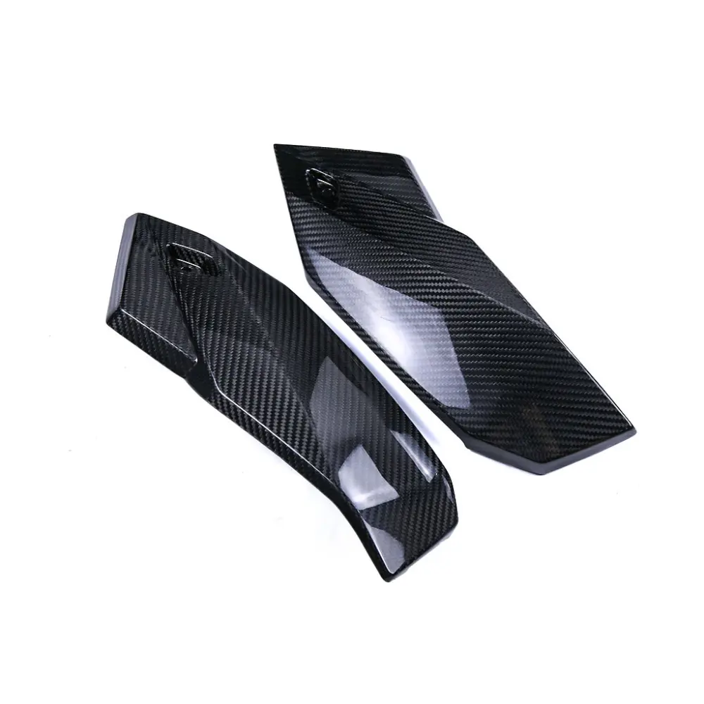 Angled View of BMW S1000R Carbon Fiber Lower Side Fairings Angled View of BMW S1000R Carbon Fiber Lower Side Fairings