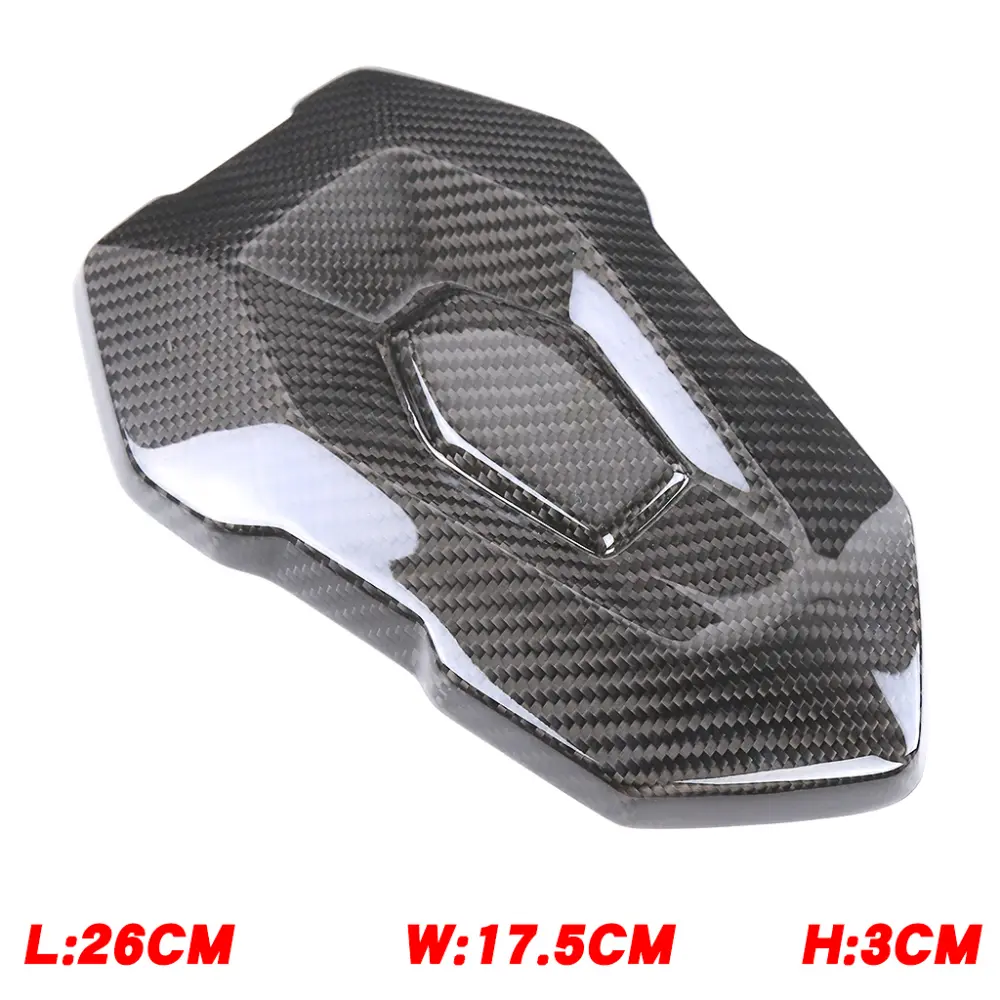 Side View of BMW S1000R Carbon Fiber Rear Seat Back Cover Side View of BMW S1000R Carbon Fiber Rear Seat Back Cover