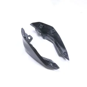 Side View of Yamaha MT-10 Carbon Fiber Rear Seat Side Panels