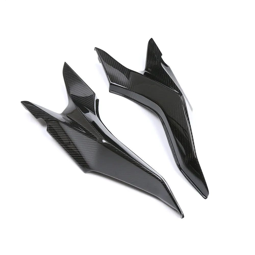 2020-2024 BMW S1000XR Carbon Fiber Rider Seat Side Panels 2020-2024 BMW S1000XR Carbon Fiber Rider Seat Side Panels