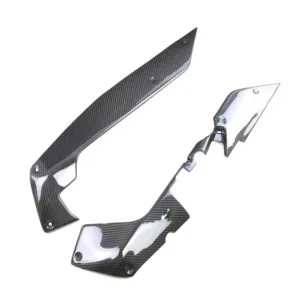 Angled View of Harley-Davidson Sportster S Carbon Fiber Lower Air Deflector Side Panel Cover
