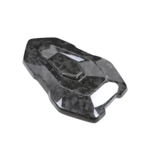 Angled View of BMW S1000R Carbon Fiber Rear Seat Back Cover