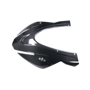 Angled View of Aprilia RSV4 Carbon Fiber Front Head Fairing