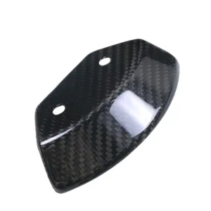 Angled View of Kawasaki Ninja H2 H2R Carbon Fiber Small Right Engine Cover