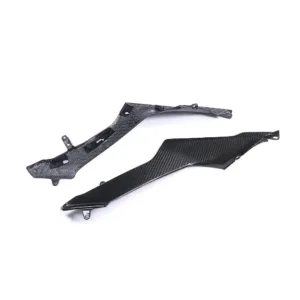 Angled View of Honda CBR1000RR-R Carbon Fiber Fuel Tank Side Panels and Subframe Covers