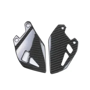 2021-2024 Kawasaki Z H2 Carbon Fiber Rearset Heel Guard Plates
