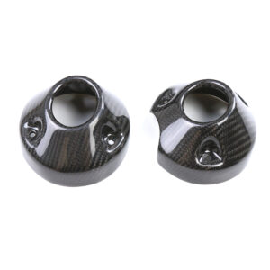 Angled View of Harley-Davidson Sportster S 1250 Carbon Fiber Exhaust Tail Section Heat Shields