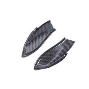 Angled View of Aprilia RSV4 Carbon Fiber Side Panel Air Intake Covers