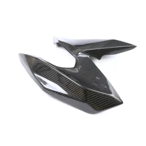 Angled View of Kawasaki Z H2 Carbon Fiber Right Front Upper Side Panel Cover