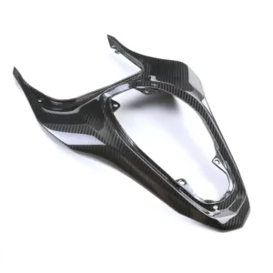 Angled View of Kawasaki Z900 Carbon Fiber Rear Seat Tail Lower Fairing Panel