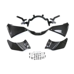 Angled View of Honda CBR1000RR-R Carbon Fiber Fixed Aerodynamic Winglets