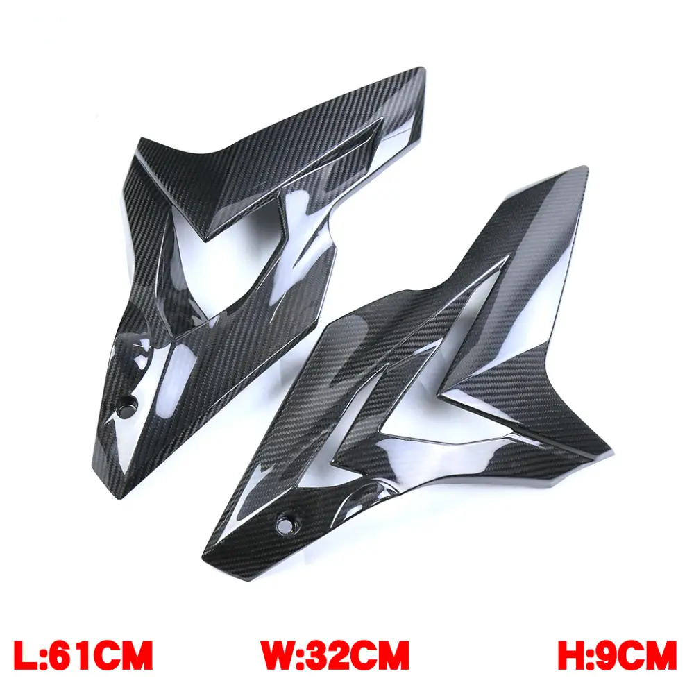 Side View of BMW S1000R Carbon Fiber Side Fairing Panels Side View of BMW S1000R Carbon Fiber Side Fairing Panels
