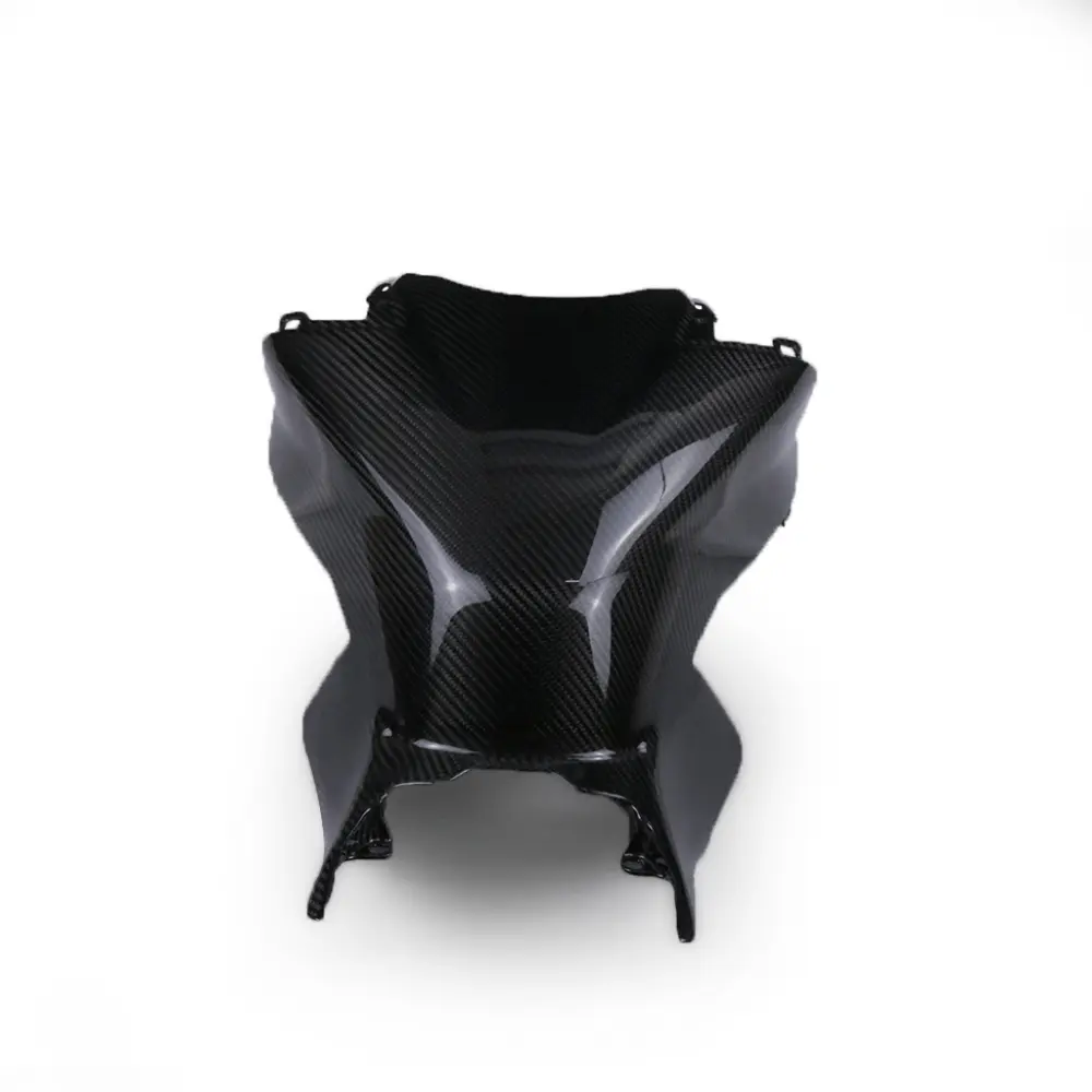 Angled View of Honda CBR1000RR Carbon Fiber Full Fuel Tank Cover Angled View of Honda CBR1000RR Carbon Fiber Full Fuel Tank Cover