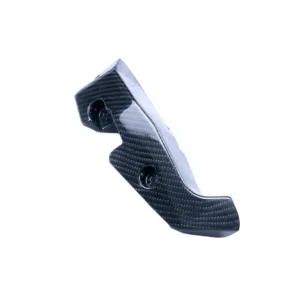 Angled View of Kawasaki Z900 Carbon Fiber Right Inner Duct Cover