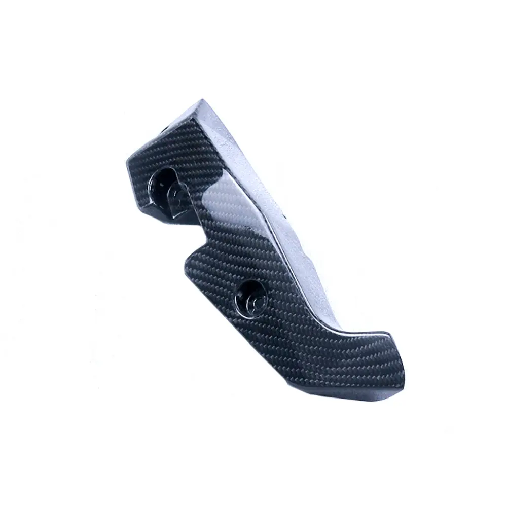 Angled View of Kawasaki Z900 Carbon Fiber Right Inner Duct Cover Angled View of Kawasaki Z900 Carbon Fiber Right Inner Duct Cover