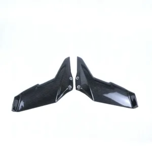Carbon Fiber Weave Detail on Kawasaki Ninja H2 H2R Winglets