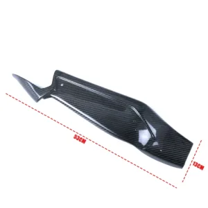 Side View of Aprilia RS 660 Tuono 660 Carbon Fiber Left Swingarm Guard