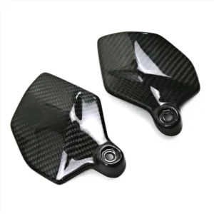 Angled View of Honda CBR1000RR Carbon Fiber Small Frame Cover Side Panels