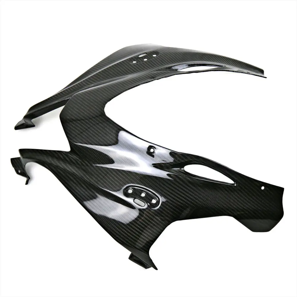 Front Nose Fairing Twill Weave Glossy Finish Front Nose Fairing Twill Weave Glossy Finish