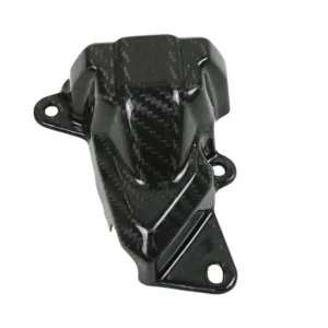 Angled View of Yamaha MT-09/FZ-09 Carbon Fiber Side Panel Decorative Covers