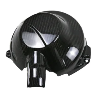 Side View of Yamaha MT-09/FZ-09 Carbon Fiber Engine Cover Protector