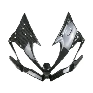 Side View of Kawasaki Ninja ZX-6R Carbon Fiber Front Nose Headlight Cover