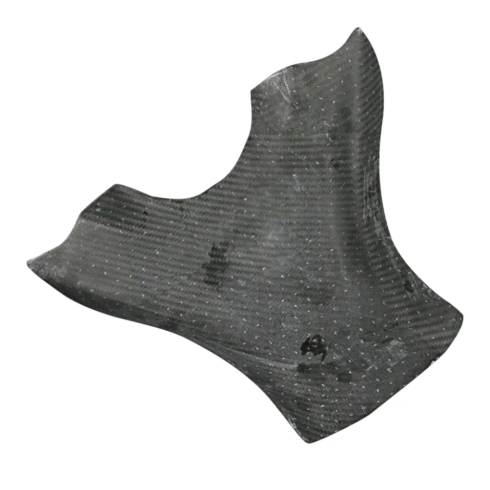 Side View of Kawasaki Ninja ZX-6R Carbon Fiber Fuel Tank Cover Side View of Kawasaki Ninja ZX-6R Carbon Fiber Fuel Tank Cover