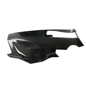 Side View of BMW S1000R Carbon Fiber Lower Belly Pan