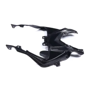 Angled View of Kawasaki Ninja ZX-6R ZX-636 Carbon Fiber Tail Center Cowl