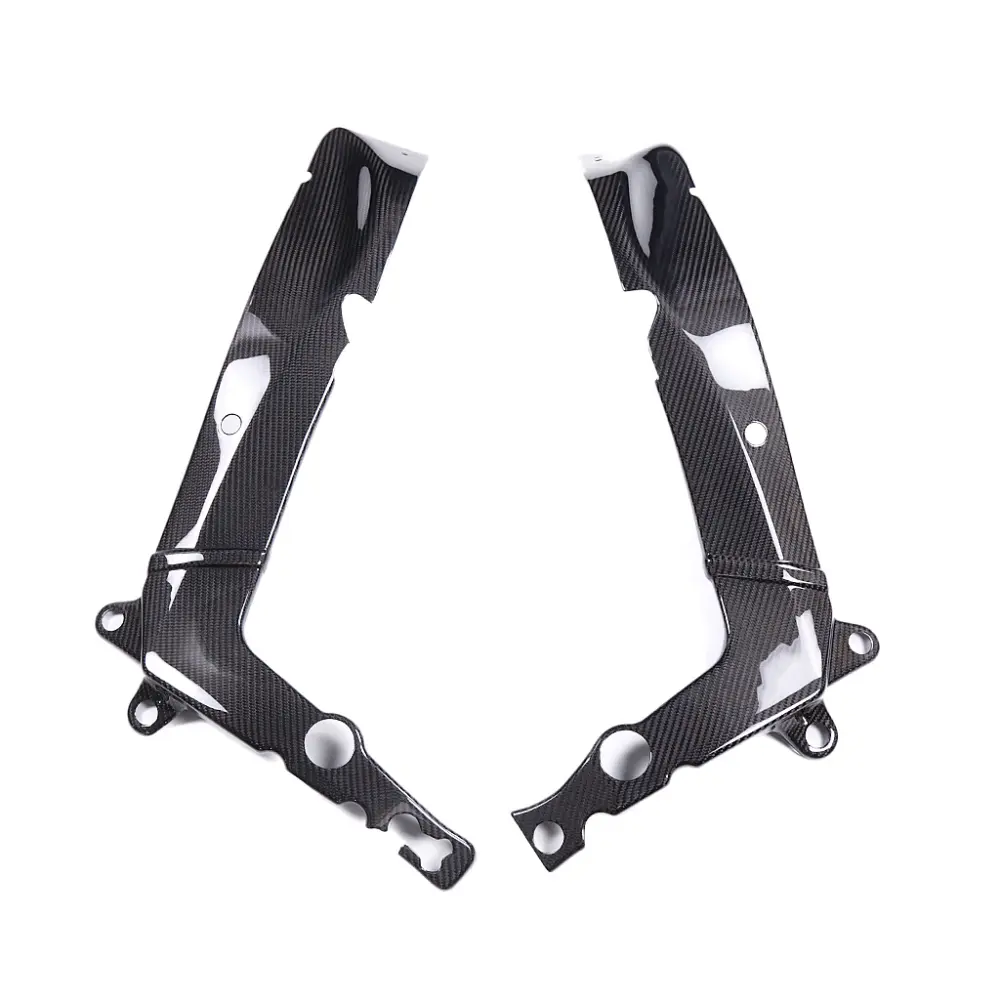 2024+ Kawasaki Ninja ZX-6R Carbon Fiber Frame Cover Protector 2024+ Kawasaki Ninja ZX-6R Carbon Fiber Frame Cover Protector
