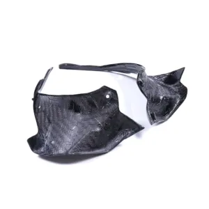 Carbon Fiber Weave Detail on Kawasaki Ninja ZX-6R ZX-636 Inner Dash Intake Trims